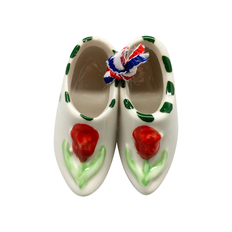 Delft Clogs Magnet Embossed Red Tulip