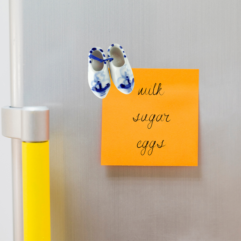 Delft Blue Clogs Kitchen Magnet