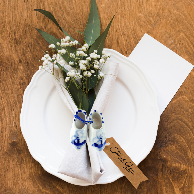 Delft Blue Clogs Kitchen Magnet