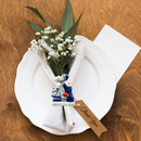 Dutch Wedding Party Favor Kiss with Tulips