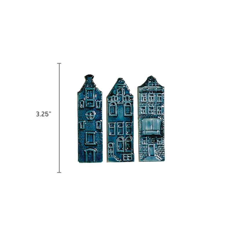 Dutch Wedding Favor Delft Canal Houses Magnet