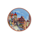 Fridge Magnet Euro Village Plate