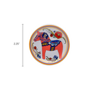 Souvenir Fridge Red Dala Magnet Plate