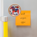 Souvenir Fridge Red Dala Magnet Plate