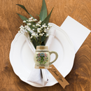 Ceramic Beer Stein Fridge Magnet German Flower