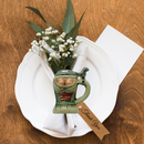 Oktoberfest Party Favor Stein Magnet Dirndl