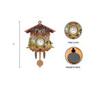 Germanic Kitchen Bier Garten Cuckoo Clock Refrigerator Magnet