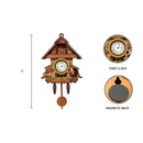 Germanic Kitchen Man & Dog Cuckoo Clock Refrigerator Magnet