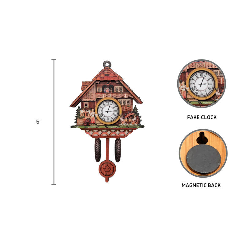 Black Forest Cuckoo Clock Bierstube Novelty Kitchen Magnet