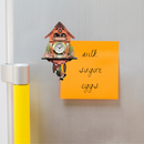 Germanic Kitchen Cow & Dog Functioning Clock Refrigerator Magnet