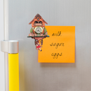 Germanic Kitchen Girl & Dog Functioning Clock Refrigerator Magnet