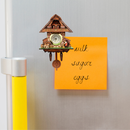 Germanic Kitchen Man & Dog Functioning Clock Refrigerator Magnet