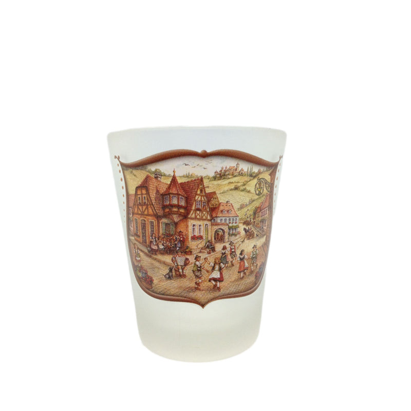 Souvenir Frosted Shot Glass: Dancers