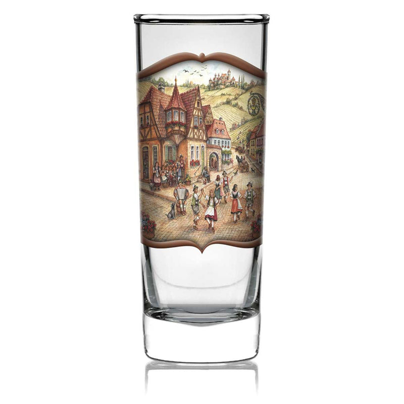 Souvenir Clear Shooter Glass: Dancers