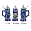 Ceramic Stein Viking Medallion Deluxe Relief .75L