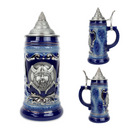 Ceramic Stein Viking Medallion Deluxe Relief .75L