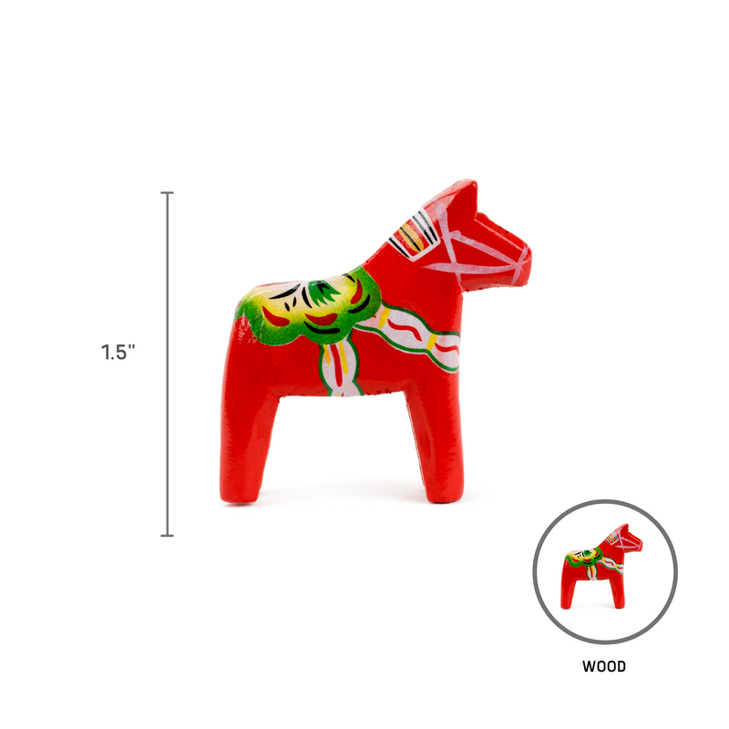 Red Wooden Swedish Dala Horse