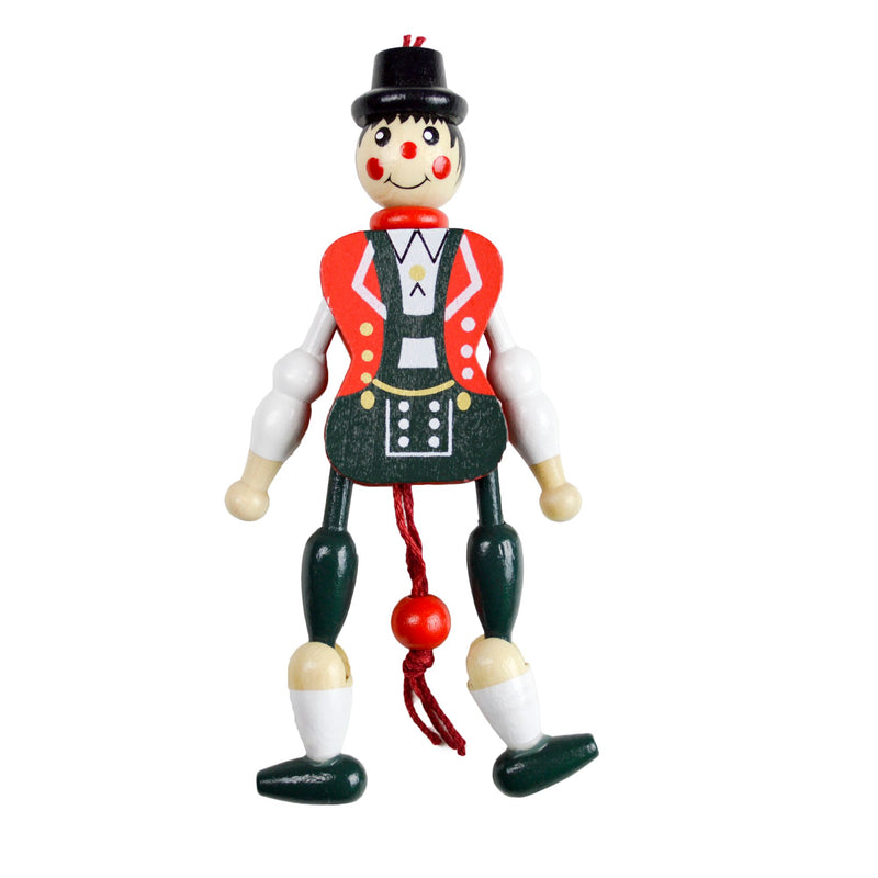Toy for jumping about on outlet