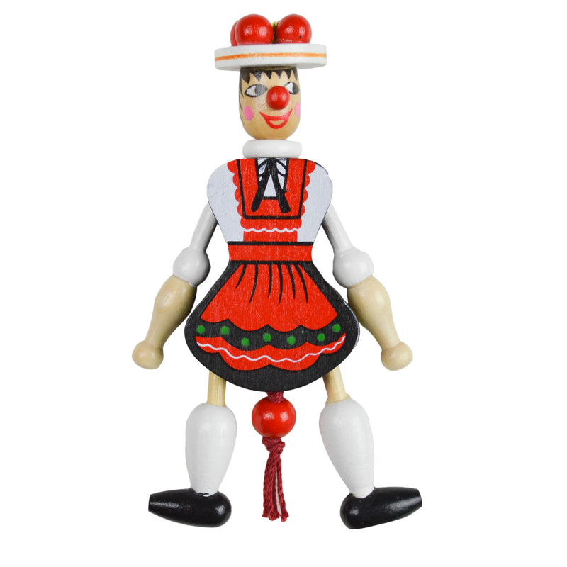 Bavarian Girl Jumping Jack Toy