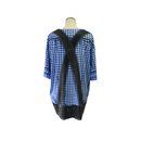 Euro Themed Costume Lederhosen Realistic Faux Blue Shirt