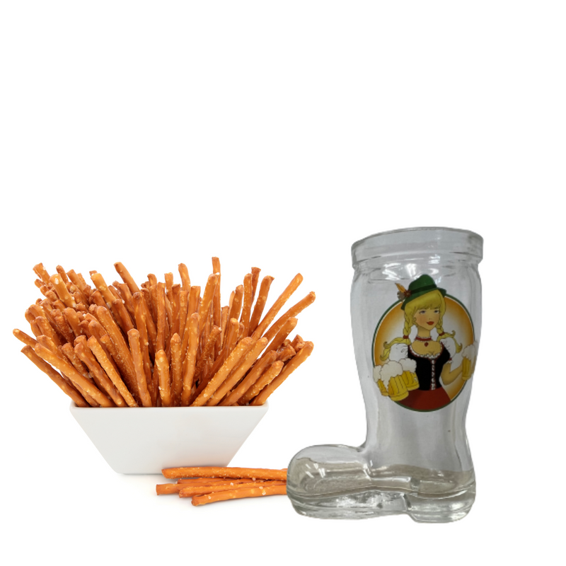 Shot Glass Beer Boot W/ Handle Oktoberfest Lady