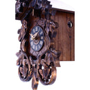 One Day Hand-carved Cuckoo Clock with Intricate Leaves and Vines - 14 Inches Tall - OktoberfestHaus.com
 - 3