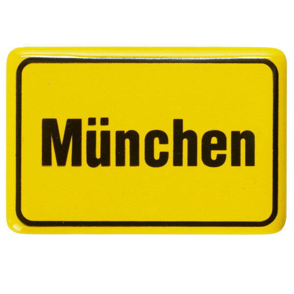 2.5" by 1.5" Munchen City Sign Magnet - OktoberfestHaus.com
