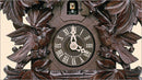 Schneider 14" 6 Leaves and 3 Birds Black Forest Mahogany German Cuckoo Clock - OktoberfestHaus.com
 - 3
