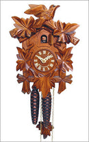 Black Forest - German Cuckoo Clock with Birds and Walnut Finish - OktoberfestHaus.com
