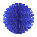 14" Blue Tissue Flutter Ball Party Decorations - OktoberfestHaus.com
