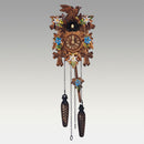 Schneider Black Forest 9" with Painted Flowers German Cuckoo Clock - OktoberfestHaus.com
