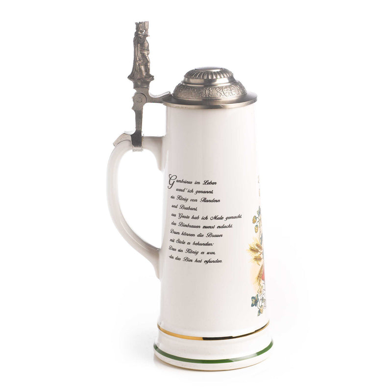 Gambrinus Ceramic German Beer Stein 0.75 Liter - OktoberfestHaus.com
 - 5