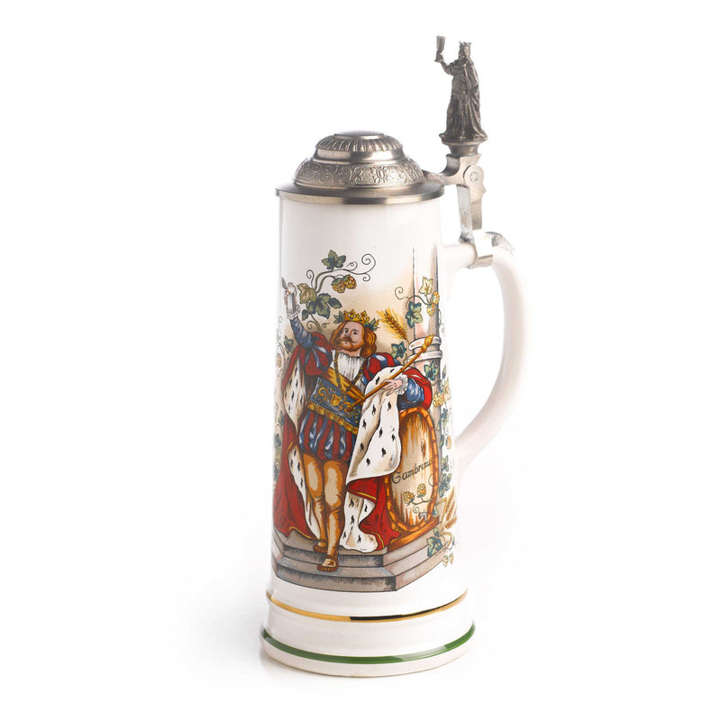 Gambrinus Ceramic German Beer Stein 0.75 Liter - OktoberfestHaus.com
 - 2