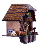 Musical Cuckoo Clock With Hand-Carved Case And Feeding Deer - 10 Inches Tall - OktoberfestHaus.com
 - 4