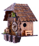 Musical Cuckoo Clock With Hand-Carved Case And Feeding Deer - 10 Inches Tall - OktoberfestHaus.com
 - 2