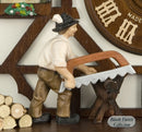 Schneider Black Forest 15" Musical Sawyer and Wood Chopper Eight Day Movement Cuckoo Clock - OktoberfestHaus.com