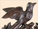 Schneider 14" Six Leaves and Three Birds Mahogany Eight Day Movement Black Forest German Cuckoo Clock - OktoberfestHaus.com
 - 2
