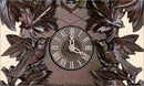 Schneider 14" Six Leaves and Three Birds Mahogany Eight Day Movement Black Forest German Cuckoo Clock - OktoberfestHaus.com
 - 3
