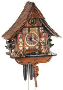 Schneider 12" Black Forest Moving Wanderer Eight Day Movement German Cuckoo Clock - OktoberfestHaus.com
