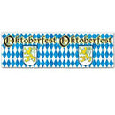 Flame Resistant Metallic Oktoberfest Fringe Banner, 14 by 4-Feet - OktoberfestHaus.com
