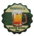 "Happiness Is Drinking German Beer" German Gift Coaster - 1  - OktoberfestHaus.com