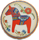 Red Dala Horse European Gift Coaster Set - 1 - OktoberfestHaus.com