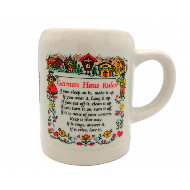 Beer Mug German Coffee Cup: German Haus Rules