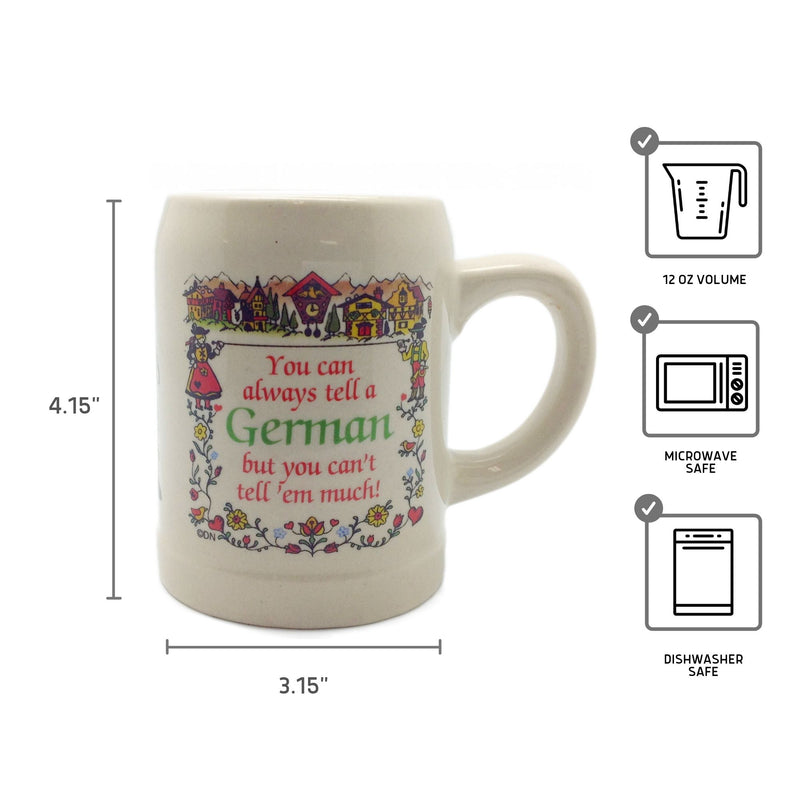 Beer Mug German Coffee Cup: Tell German