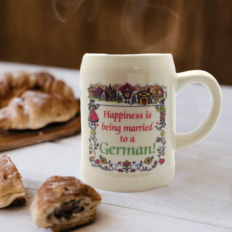 German Coffee Mug: "Married to German"