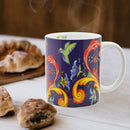 Dutch Blue Rosemaling Ceramic Coffee Cup - DutchGiftOutlet