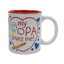 "My Opa Loves Me" Opa Gift Idea Coffee Cup
