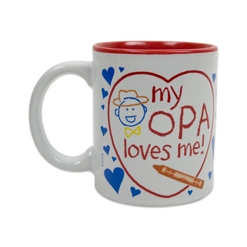 "My Opa Loves Me" Opa Gift Idea Coffee Cup