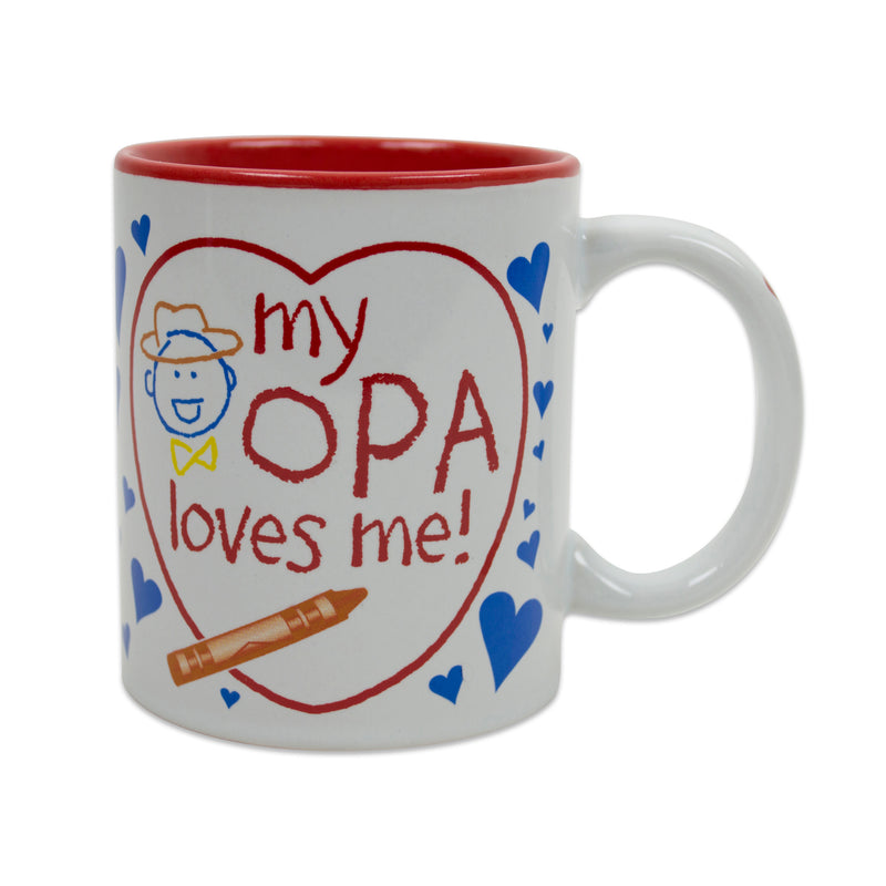 "My Opa Loves Me" Opa Gift Idea Coffee Cup