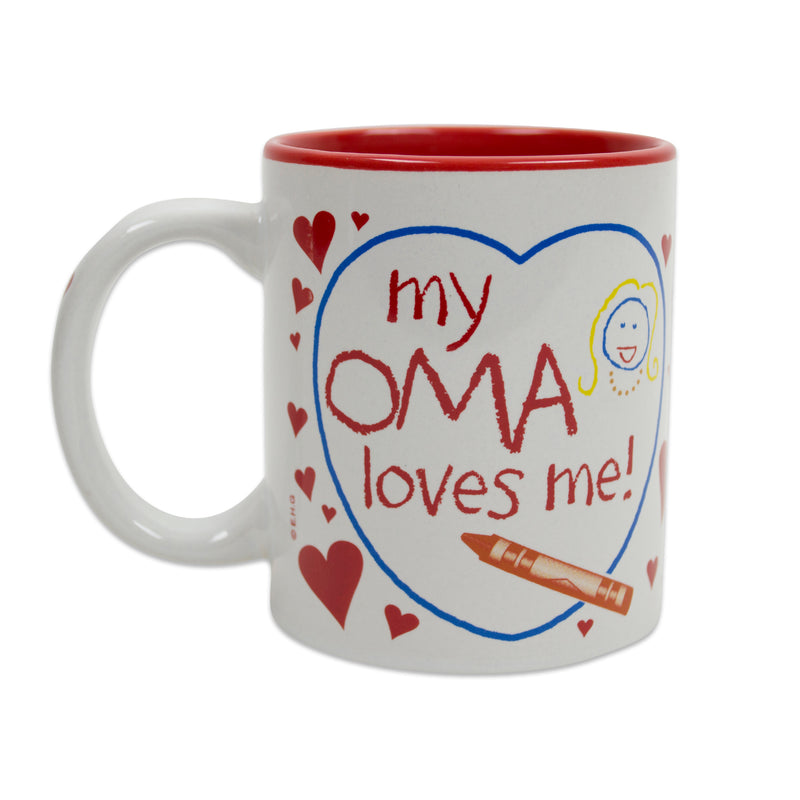 "My Oma Loves Me" Oma Gift Idea Coffee Cup
